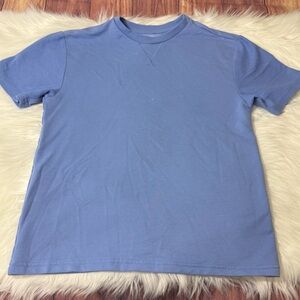 Wonder Nation Blue Short Sleeve Shirt Boys Size L (10/12)